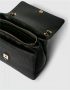 Valentino by Mario Valentino Zwarte Schoudertas met Ketting en Rits- en Knoopsluiting Black Dames - Thumbnail 2