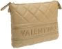 Valentino by Mario Valentino Gewatteerde Clutch Tas met Ritssluiting Beige Dames - Thumbnail 2