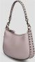 Valentino Garavani Kleine Rockstud Hobo Tas Roze Dames - Thumbnail 2