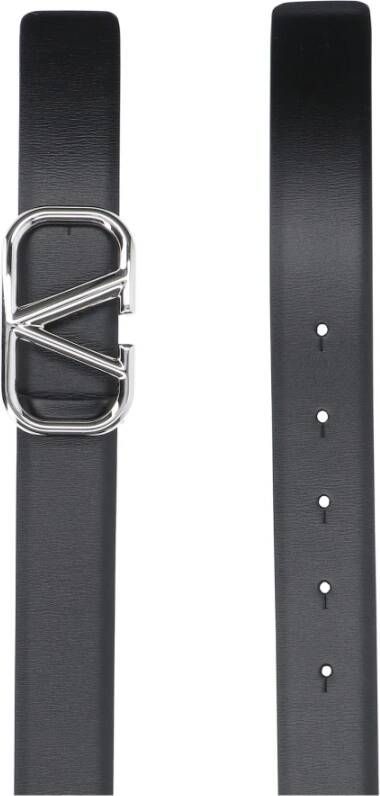 Valentino Garavani Zwarte Stijl Riem Zwart Heren