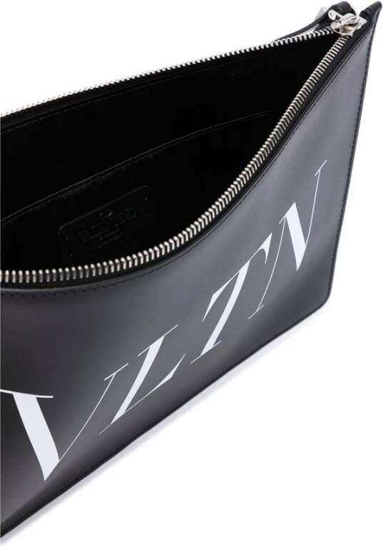 Valentino Garavani Stijlvolle Vltn Clutch met Polsband Zwart Heren