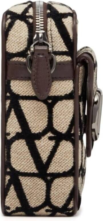 Valentino Garavani Locò Mini Schoudertas Bruin Dames