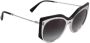 Valentino Vintage Pre-owned Acetate sunglasses Zwart Dames - Thumbnail 2