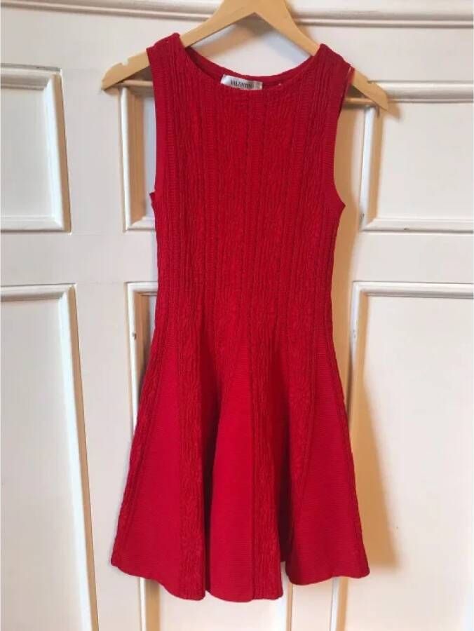 Valentino Vintage Pre-owned Fabric dresses Rood Dames