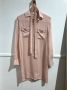 Valentino Vintage Pre-owned Fabric dresses Roze Dames - Thumbnail 2