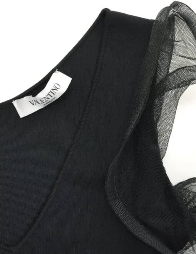Valentino Vintage Pre-owned Fabric dresses Zwart Dames