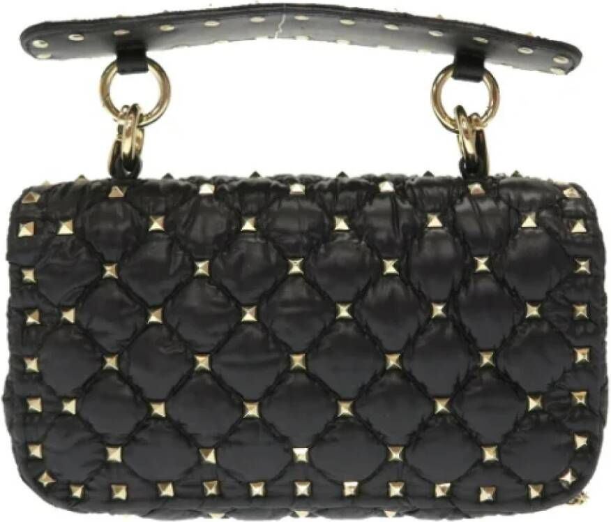 Valentino Vintage Pre-owned Fabric handbags Zwart Dames