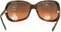 Valentino Vintage Pre-owned Fabric sunglasses Rood Dames - Thumbnail 2