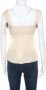Valentino Vintage Pre-owned Fabric tops Beige Dames - Thumbnail 2