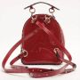 Valentino Vintage Pre-owned Leather backpacks Rood Dames - Thumbnail 2