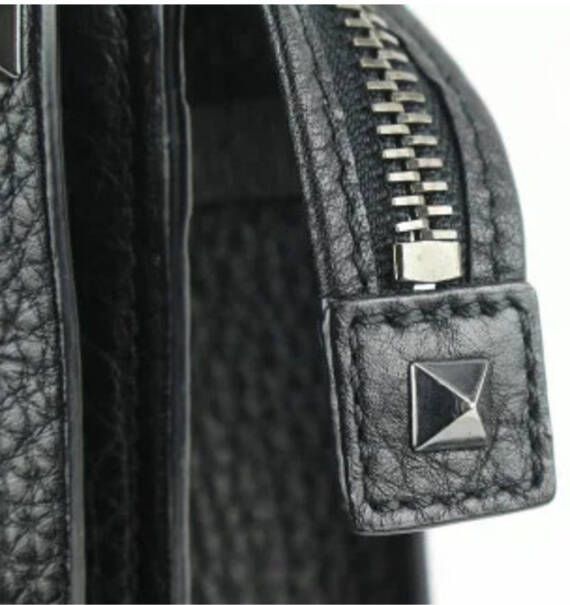Valentino Vintage Voldoende lederen klauwen Zwart Dames