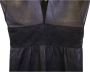 Valentino Vintage Pre-owned Leather dresses Black Dames - Thumbnail 1