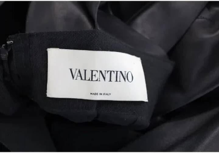 Valentino Vintage Pre-owned Leather dresses Black Dames