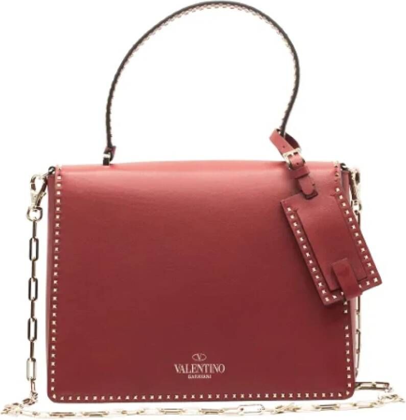 Valentino Vintage Pre-owned Leather handbags Rood Dames