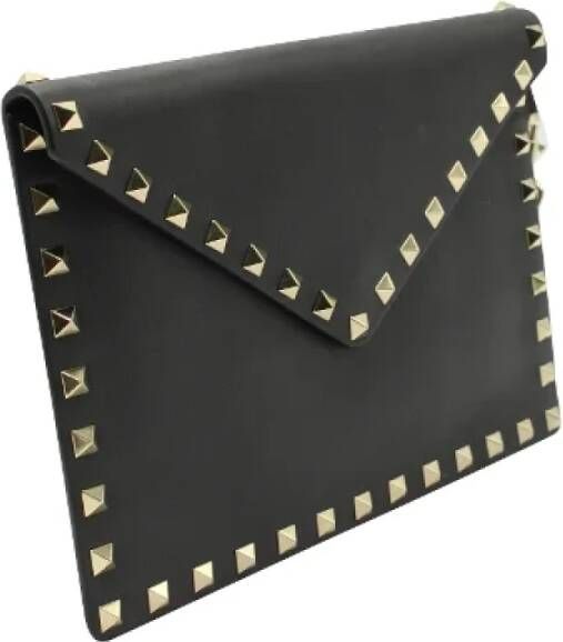 Valentino Vintage Pre-owned Leather handbags Zwart Dames