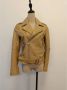 Valentino Vintage Pre-owned Leather outerwear Beige Dames - Thumbnail 2