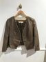 Valentino Vintage Pre-owned Leather outerwear Bruin Dames - Thumbnail 2
