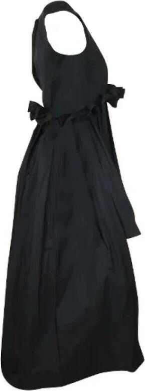 Valentino Vintage Pre-owned Polyester Dress Zwart Dames