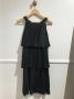 Valentino Vintage Pre-owned Polyester dresses Zwart Dames - Thumbnail 2