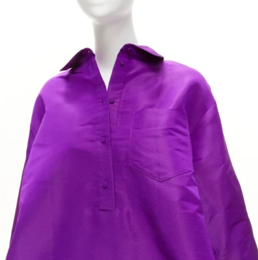 Valentino Vintage Pre-owned Silk tops Purple Dames