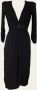 Valentino Vintage Pre-owned Viscose dresses Zwart Dames - Thumbnail 2