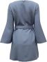 Valentino Vintage Pre-owned Wool dresses Blauw Dames - Thumbnail 2