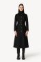 Valentino Vintage Pre-owned Wool outerwear Zwart Dames - Thumbnail 2
