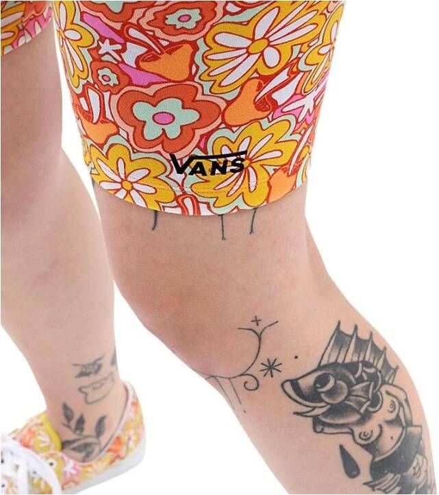 Vans Flying V Bedrukte Shorts voor Dames Orange Dames