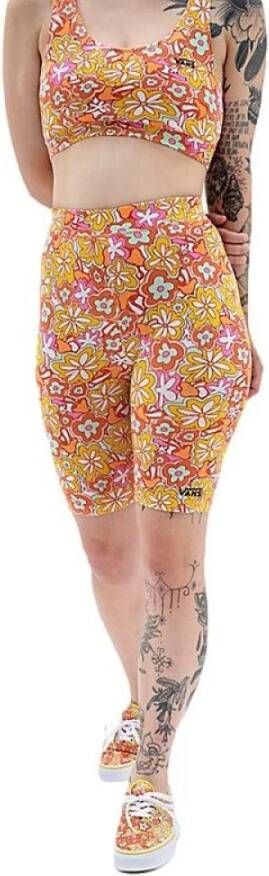 Vans Flying V Bedrukte Shorts voor Dames Orange Dames