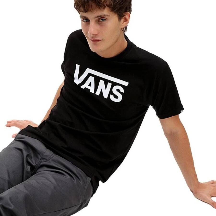 Vans Heren Klassiek T-Shirt Zwart Heren