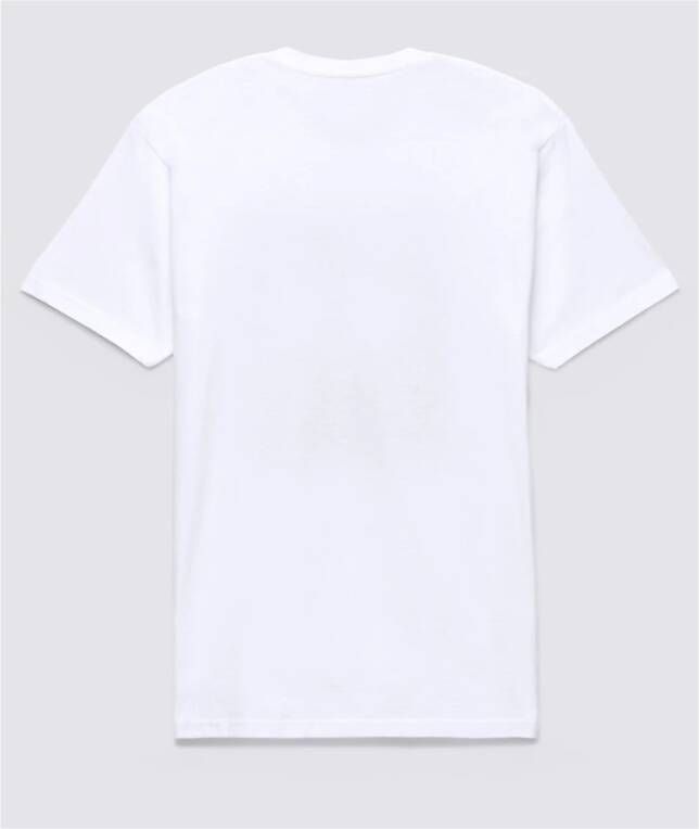 Vans Klassiek Print Heren T-shirt Wit Groen White Heren