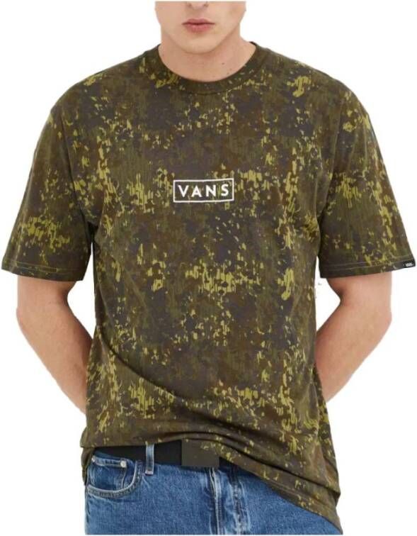 Vans Klassieke Easy Box Lo T-Shirt Green Heren
