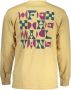 Vans Beige Katoenen T-Shirt met Lange Mouwen Beige Heren - Thumbnail 2