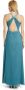 Vera Mont halter maxi jurk met pailletten turquoise - Thumbnail 3