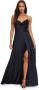Vera Mont Gelegenheidsjurk Blauw Dames - Thumbnail 2