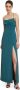 Vera Mont Elegant avondjurk met watervalhalslijn Blue Dames - Thumbnail 2