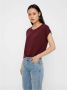 Vero Moda Stijlvolle Dames T-shirt vmava Collectie Rood Dames - Thumbnail 2