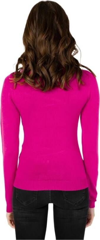 Vero Moda Fuchsia Purple Rollneck Blouse | Freewear Roze Pink Dames