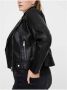 VERO MODA CURVE bikerjack van imitatieleer VMKERRIULTRA zwart - Thumbnail 2
