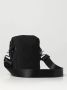 Versace Jeans Couture Elegante Heren Zwarte Nylon Schoudertas met Verstelbare Band en Ritssluiting Black Heren - Thumbnail 4