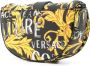 Versace Jeans Couture Zwarte Barok Print Schoudertas met Logo Gesp Multicolor Dames - Thumbnail 4