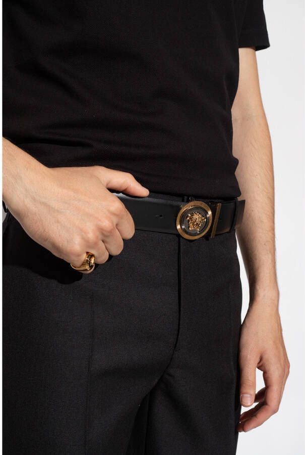 Versace Riem Zwart Heren
