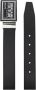 Versace Jeans Couture Omkeerbare zwarte leren riem met logo Black Heren - Thumbnail 4