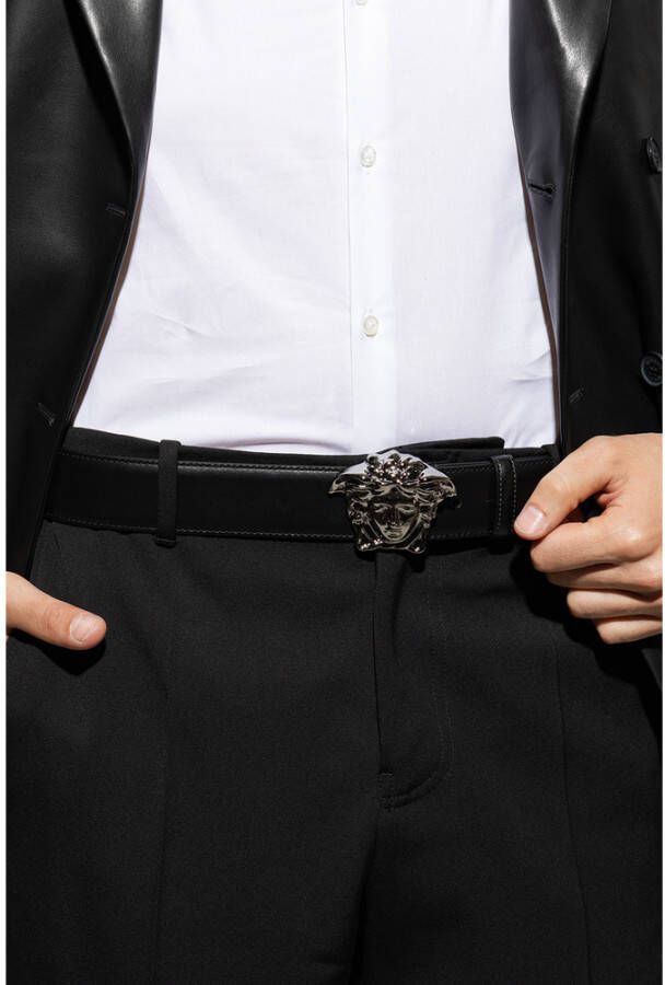 Versace Riem Zwart Heren