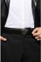 Versace The Medusa Leather Belt Zwart Heren - Thumbnail 2