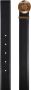 Versace Zwarte Leren Riem Stijlvolle Herenaccessoire Black Heren - Thumbnail 2