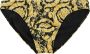 Versace Elastische bedrukte polyester slipshorts Yellow Heren - Thumbnail 6