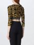 Versace Jeans Couture Zwart Langemouw Top Multicolor Dames - Thumbnail 5