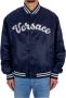 Versace Blauwe Bomberjack met Logo Detail Blue Heren - Thumbnail 2