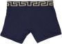 Versace Boxershorts met Greca afwerking Blauw - Thumbnail 7